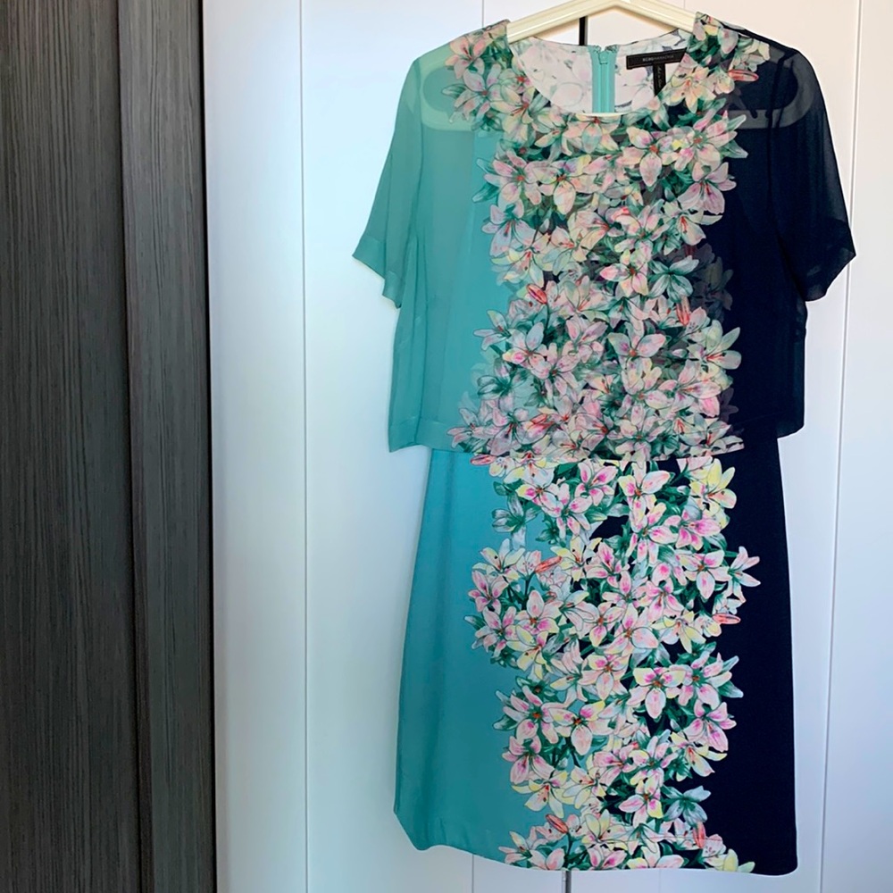 BCBGMAXARIA Floral Dress